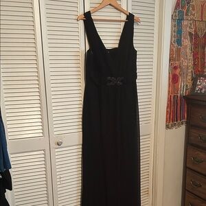 City Chic Elegant Black Maxi Dress